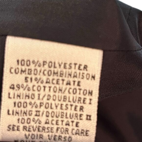 Talbots Taffeta Red And Black Color Block Dress, Size 2P, NWT - Picture 13 of 13